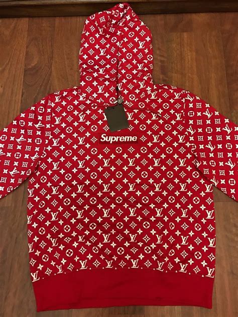 supreme louis vuitton sweatshirt|supreme louis vuitton hoodie xxl.